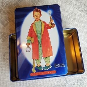 Norman Rockwell Vintage Snickers Tin "Limited Edition Canister 2000"